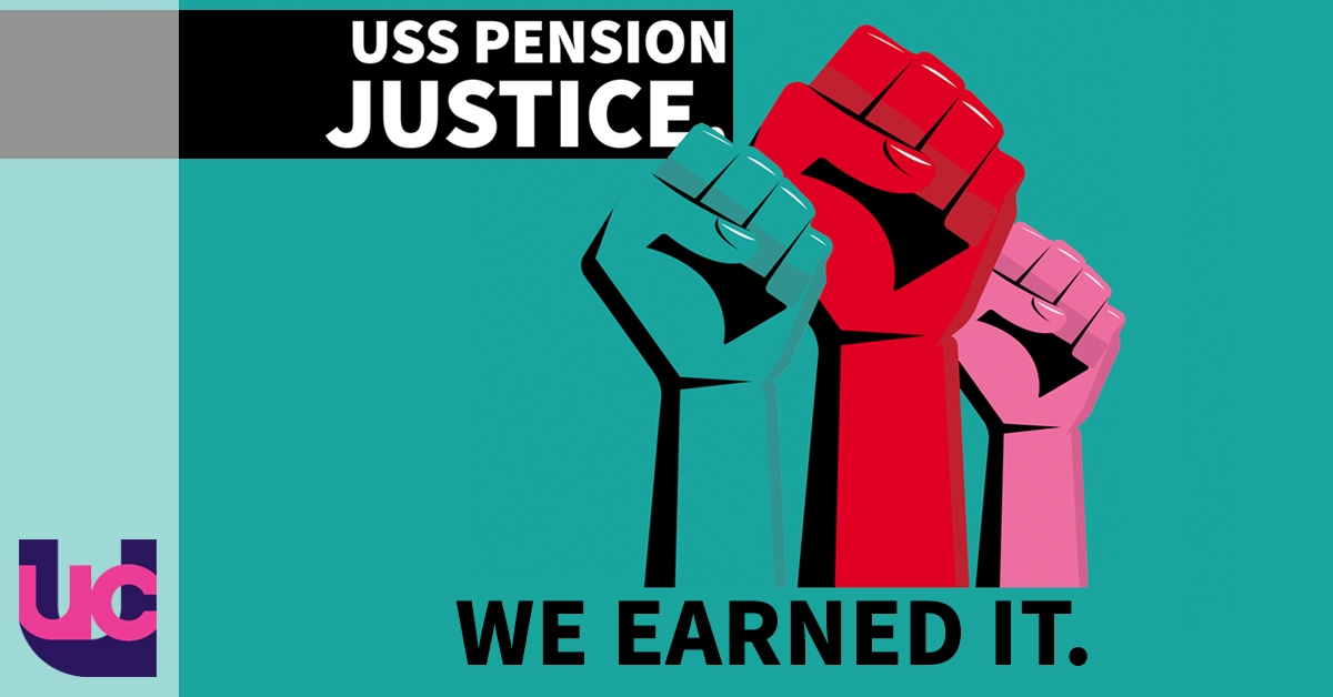 USS pension justice - we earned it (logo)