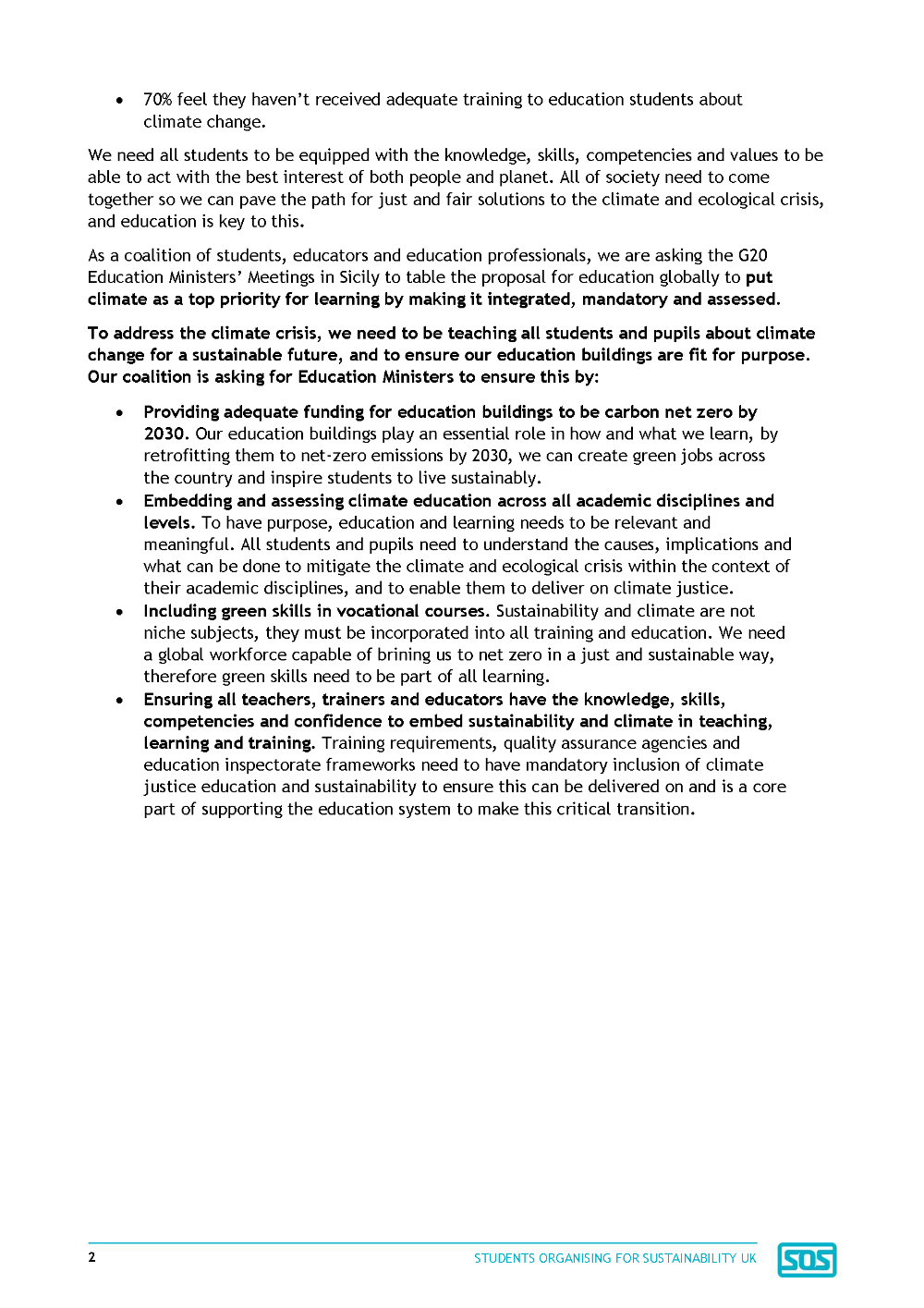 G20 education minister meeting joint statement page 2, Jun 21