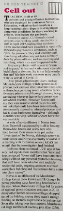 Private Eye on Novus: 'Cell out'
