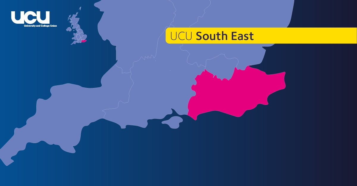 South east region highlight map