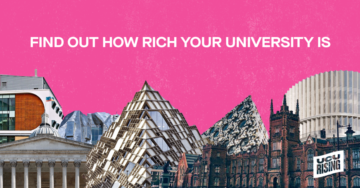 Find out how rich your university is