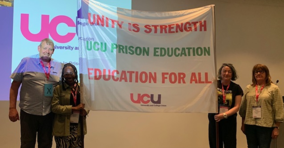 Prison education marketisation UCU Congress fringe