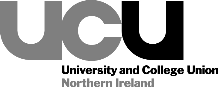 UCU logo: Northern Ireland black and grey