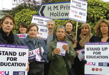 Strike day - HMP Holloway, 24 Apr 08