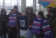 Doncaster College: IOU strike - 5 Feb 09
