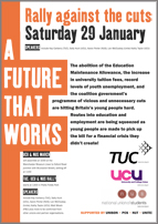 A Future that Works, 29 January 2011, Manchester poster