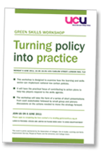 Green Skills Workshop: Turning Policy into Practice, 6 Jun 11