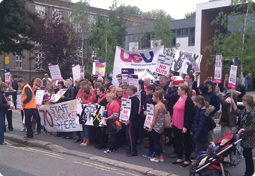 Chesterfield College strike, 6 June 13