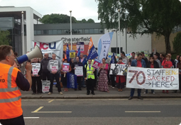 Chesterfield College strike, 18 June 13