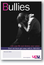 Bullies - don't let them get away with it poster