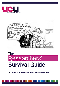 UCU researchers' survival guide cover