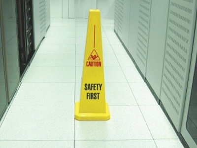 Floor caution cone