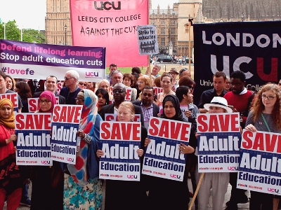 Adult funding cuts lobby (Eng)