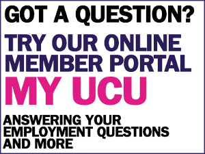 UCU support centre : This link opens in a new window