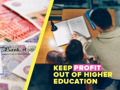 Keep profit out of higher education