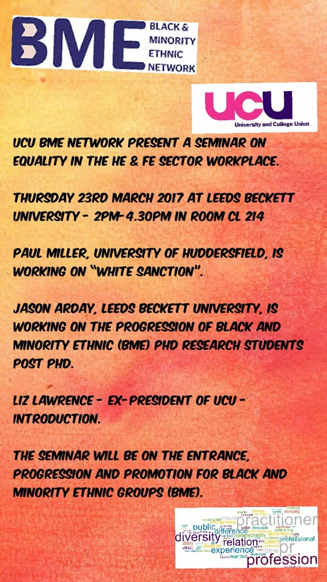 Leeds Beckett equality seminar