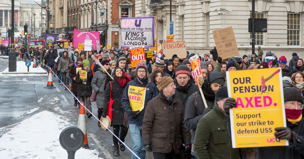 USS London region strike march