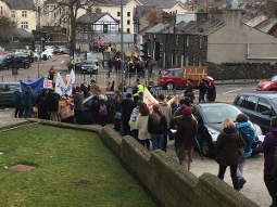 March and rally in Bangor