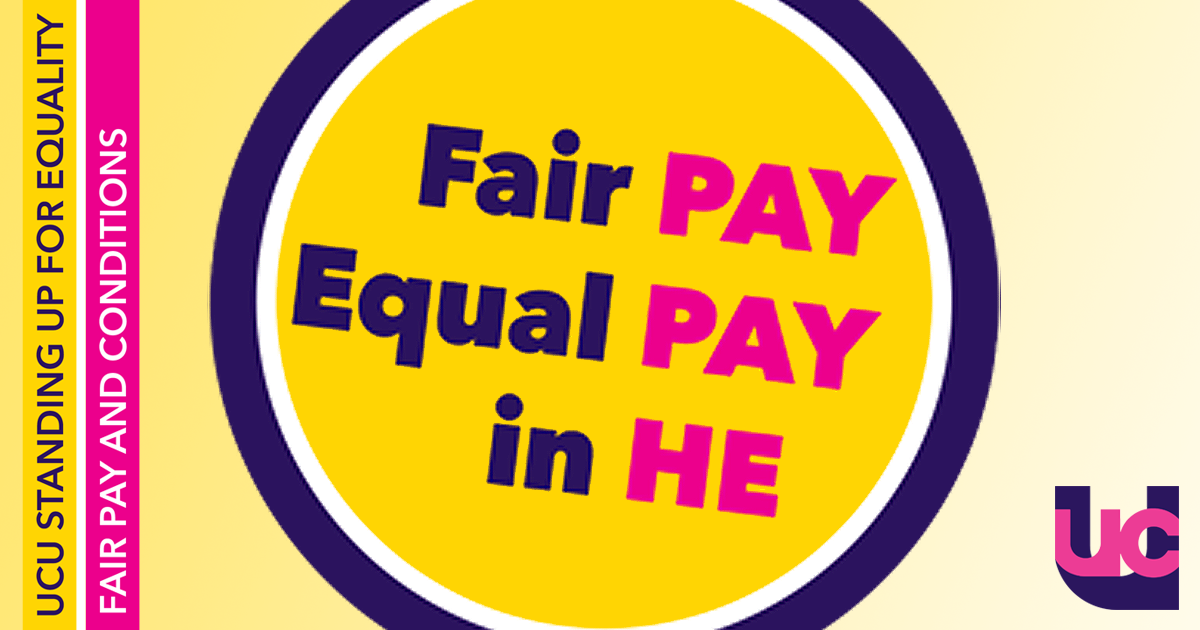 Fair pay, equal pay in HE
