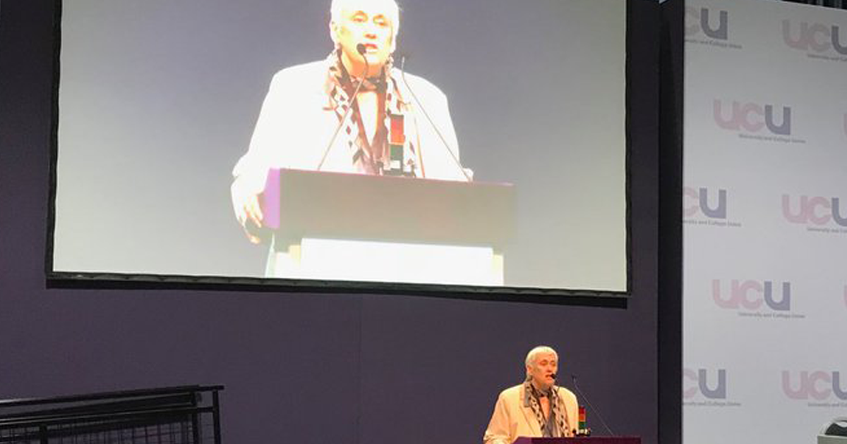 UCU president speaks to UCU Congress 2018