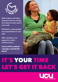 It's your time - workload campaign poster